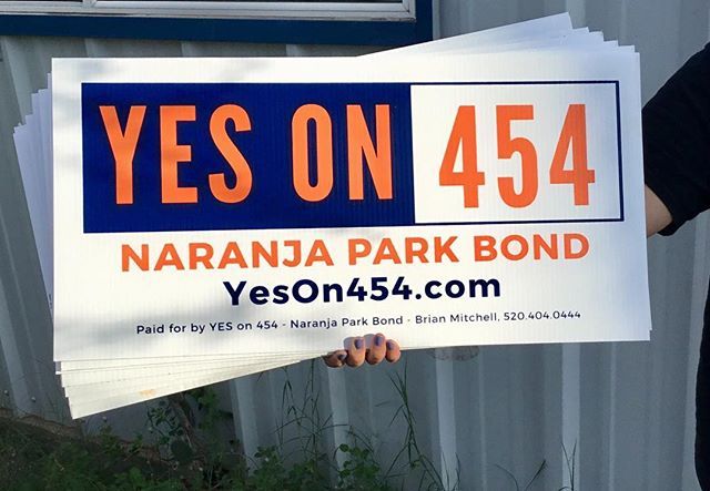 prop campaign yard sign